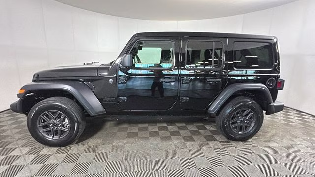 2025 Black Clearcoat Jeep Wrangler Sport S 4X4 SUV