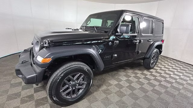 2025 Black Clearcoat Jeep Wrangler Sport S 4X4 SUV