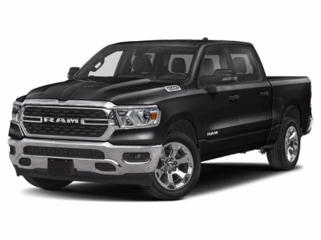 2024 Diamond Black Crystal Pearlcoat Ram 1500 Big Horn/Lone Star 4X4 Truck