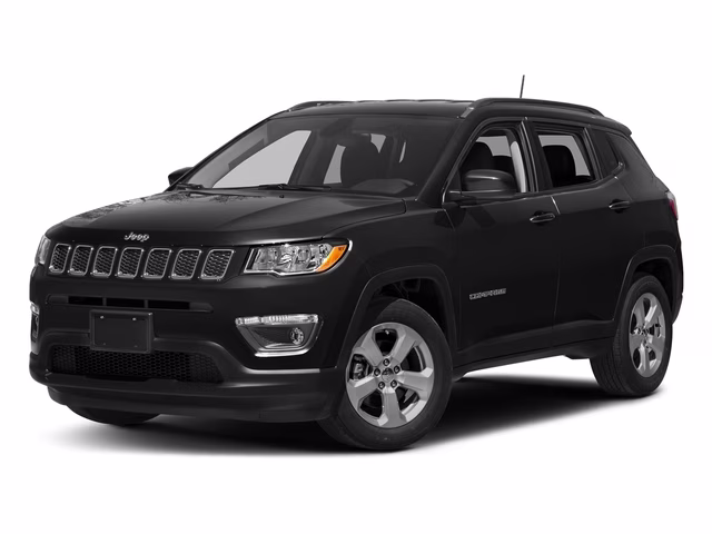 2017 Diamond Black Crystal Pearlcoat Jeep New Compass Latitude 4X4 SUV