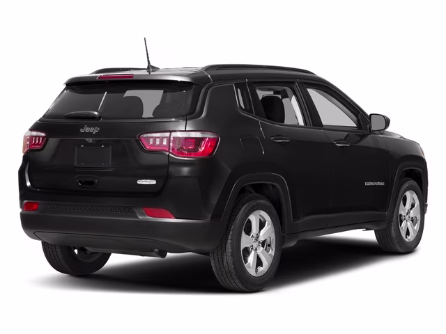 2017 Diamond Black Crystal Pearlcoat Jeep New Compass Latitude 4X4 SUV