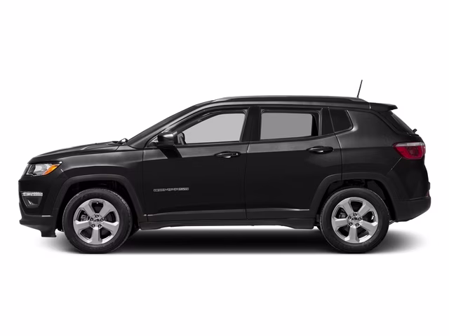 2017 Diamond Black Crystal Pearlcoat Jeep New Compass Latitude 4X4 SUV