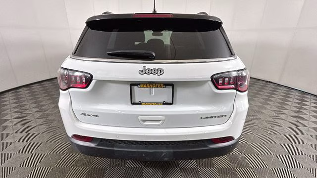 2024 Bright White Clearcoat Jeep Compass Limited 4X4 SUV