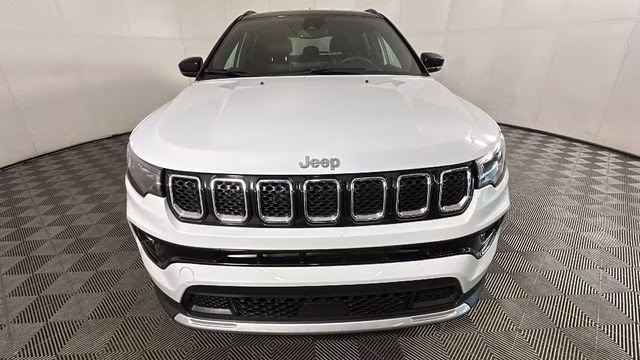 2024 Bright White Clearcoat Jeep Compass Limited 4X4 SUV