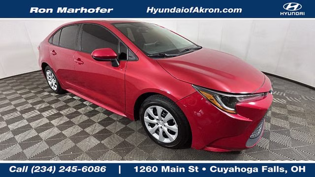 2020 Barcelona Red Metallic Toyota Corolla LE FWD Sedan