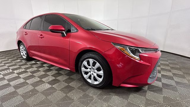 2020 Barcelona Red Metallic Toyota Corolla LE FWD Sedan