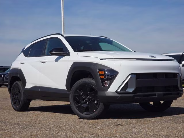 2026 Atlas White Hyundai Kona SEL Sport AWD SUV