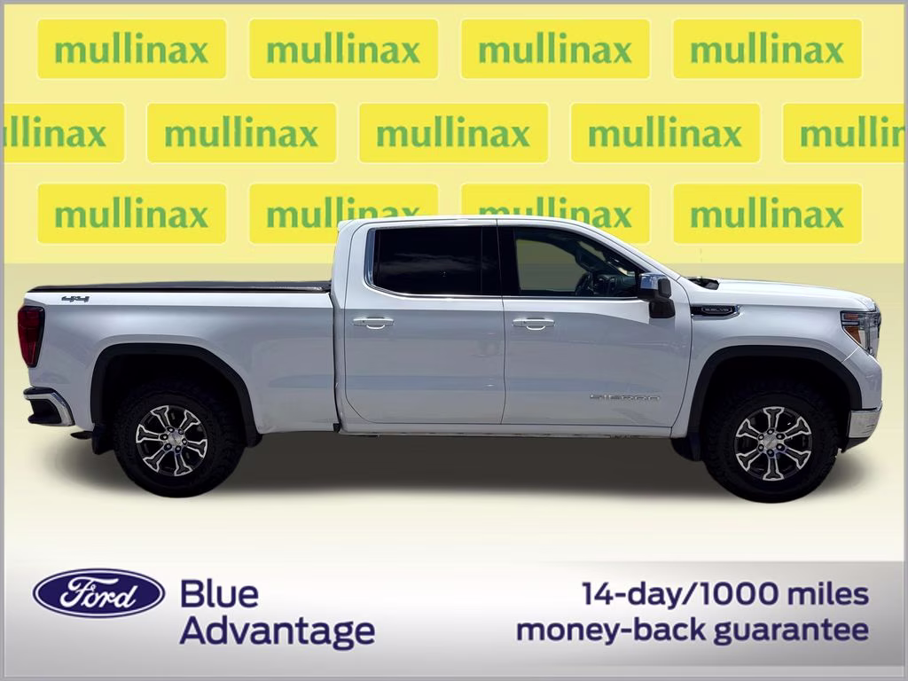 2019 Summit White GMC Sierra 1500 SLE 4X4 Truck