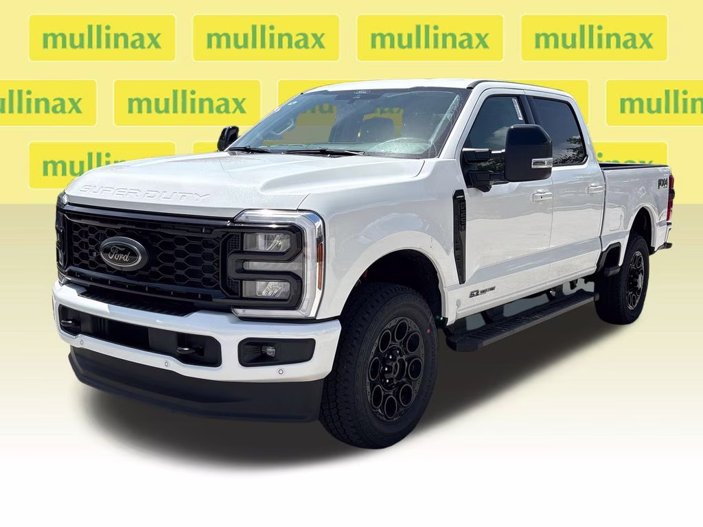 2026 Star White Metallic Tri-Coat Ford Super Duty F-250 SRW Lariat 4X4 Truck