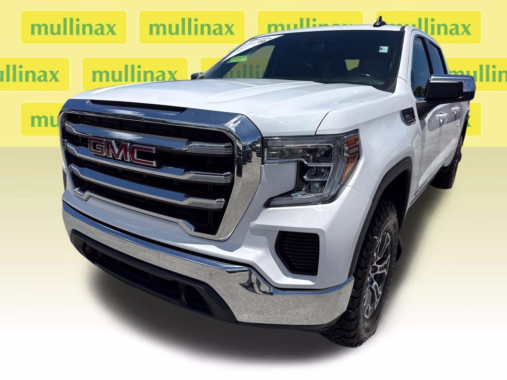 2019 Summit White GMC Sierra 1500 SLE 4X4 Truck
