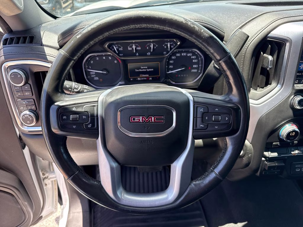2019 Summit White GMC Sierra 1500 SLE 4X4 Truck