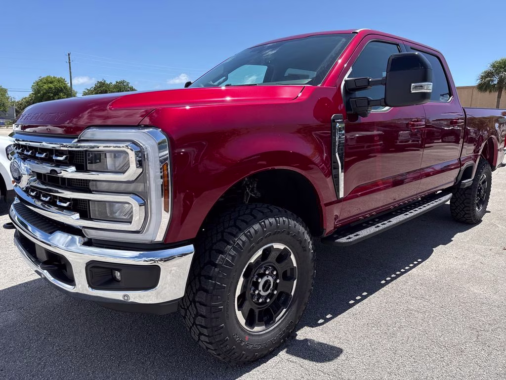 2026 Ruby Red Met Tinted CC Ford Super Duty F-250 SRW Lariat 4X4 Truck