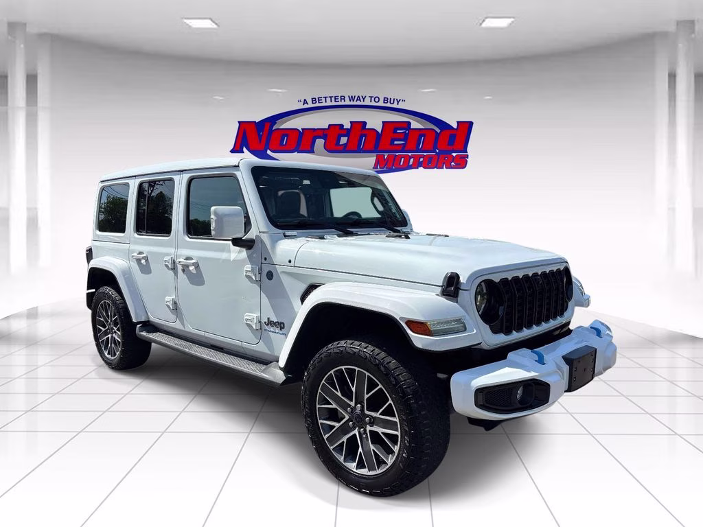 2024 Bright White Clearcoat Jeep Wrangler High Altitude 4xe 4X4 SUV