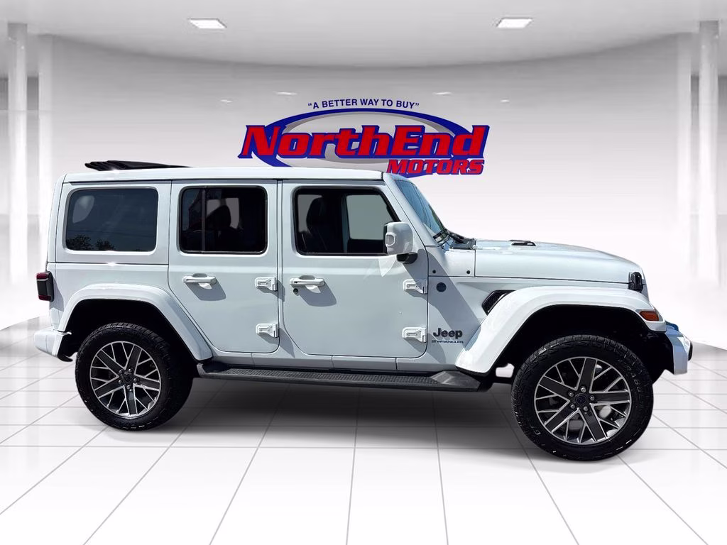 2024 Bright White Clearcoat Jeep Wrangler High Altitude 4xe 4X4 SUV