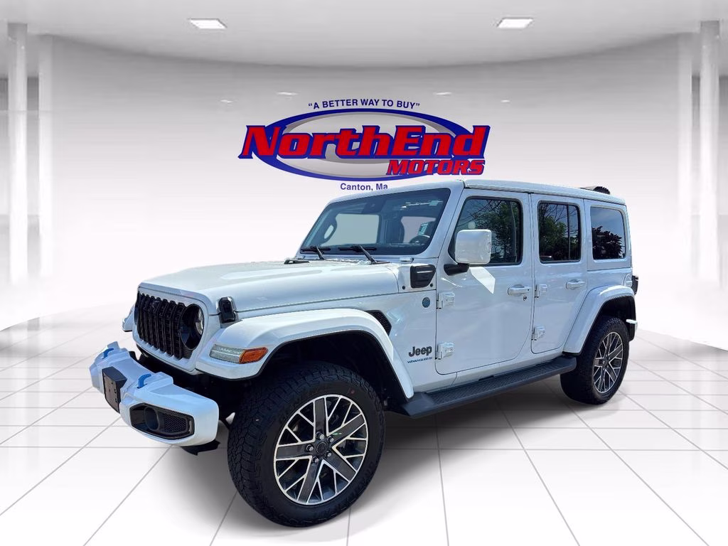 2024 Bright White Clearcoat Jeep Wrangler High Altitude 4xe 4X4 SUV