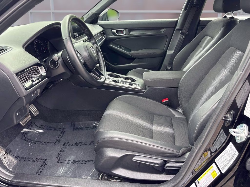 2025 Black Honda Civic Sport FWD Sedan