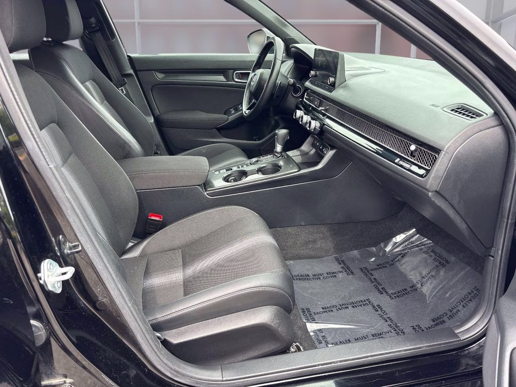 2025 Black Honda Civic Sport FWD Sedan