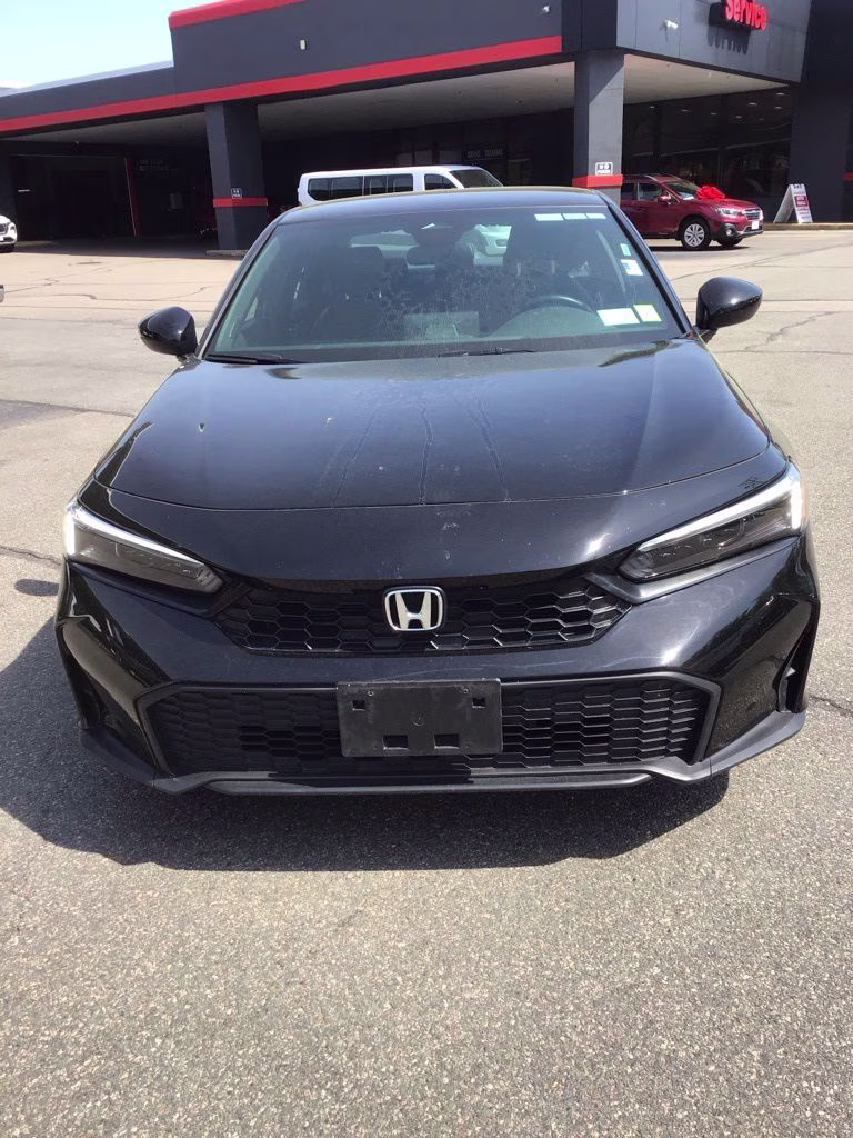 2025 Black Honda Civic Sport FWD Sedan