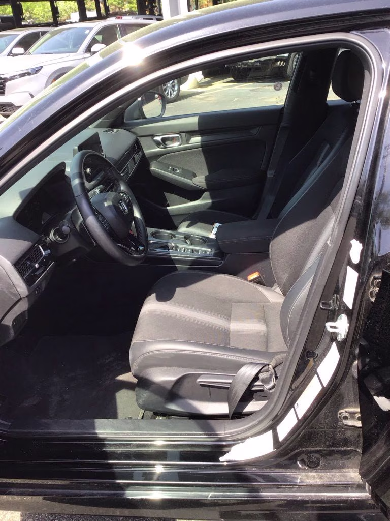 2025 Black Honda Civic Sport FWD Sedan