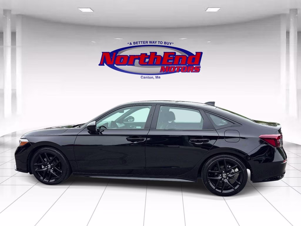 2025 Black Honda Civic Sport FWD Sedan
