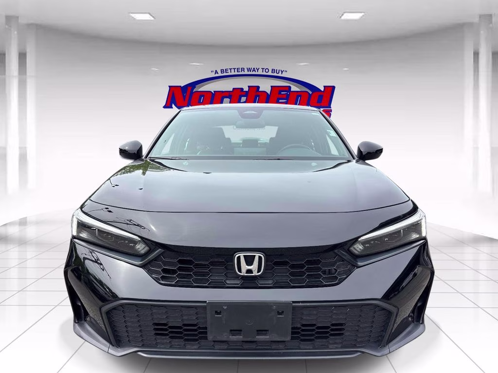 2025 Black Honda Civic Sport FWD Sedan