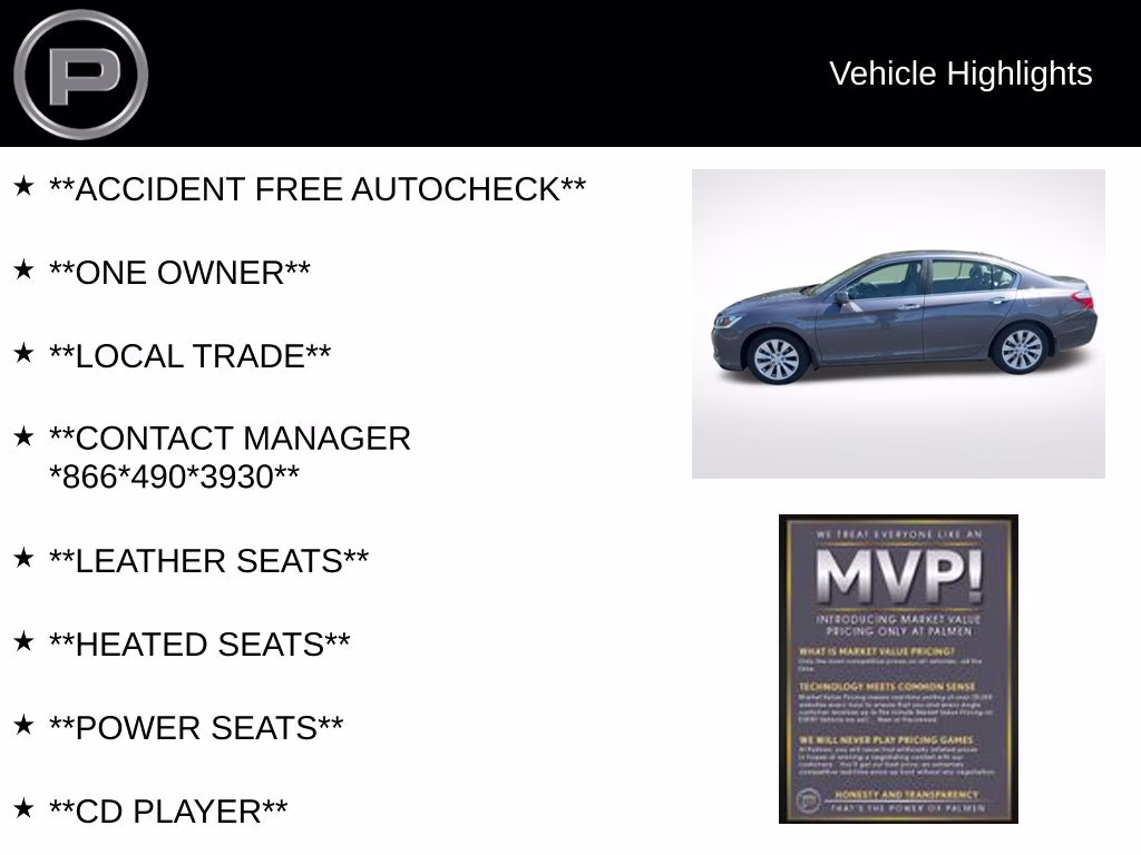 2013 Modern Steel Metallic Honda Accord EX-L FWD Sedan