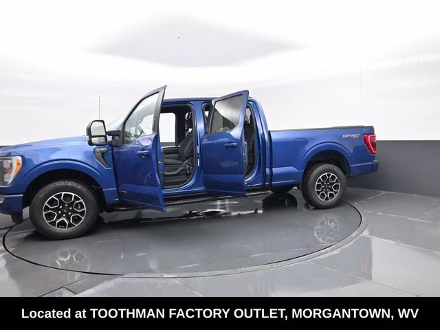 2022 Blue Metallic Ford F-150 XLT 4X4 Truck