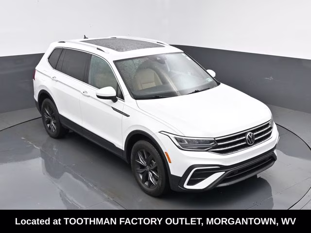 2022 White Volkswagen Tiguan 2.0T SE AWD SUV