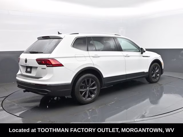 2022 White Volkswagen Tiguan 2.0T SE AWD SUV