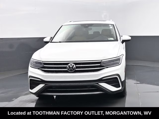 2022 White Volkswagen Tiguan 2.0T SE AWD SUV