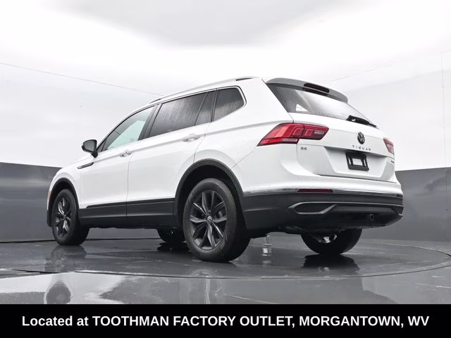 2022 White Volkswagen Tiguan 2.0T SE AWD SUV