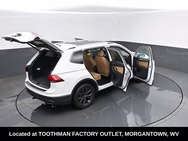 2022 White Volkswagen Tiguan 2.0T SE AWD SUV