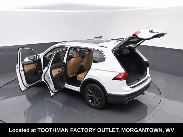2022 White Volkswagen Tiguan 2.0T SE AWD SUV