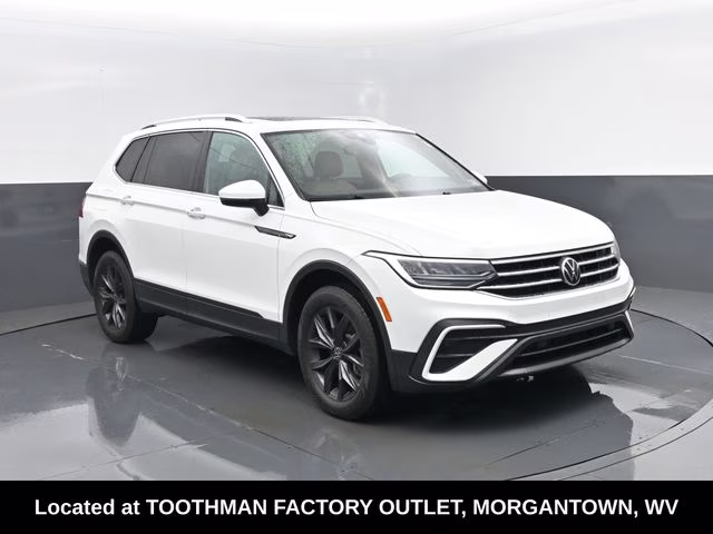 2022 White Volkswagen Tiguan 2.0T SE AWD SUV