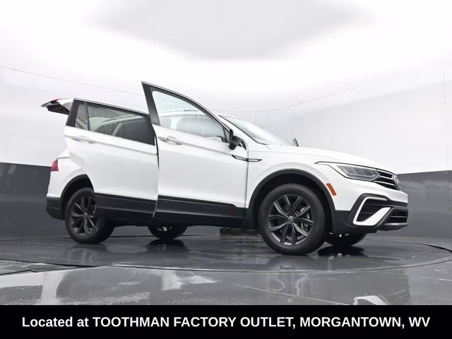 2022 White Volkswagen Tiguan 2.0T SE AWD SUV
