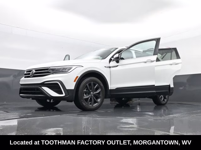 2022 White Volkswagen Tiguan 2.0T SE AWD SUV