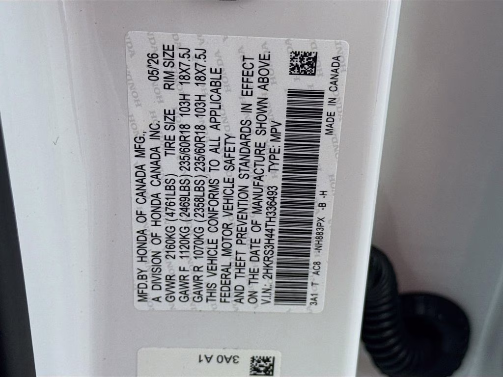 2026 Platinum White Pearl Honda CR-V EX FWD SUV