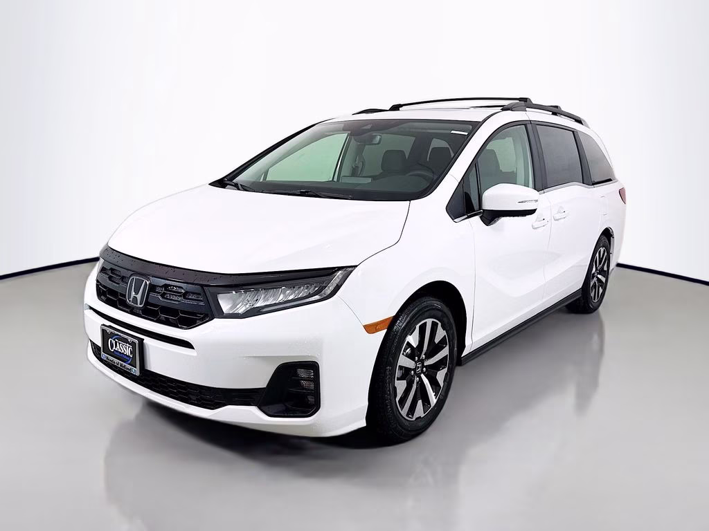 2026 Platinum White Pearl Honda Odyssey EX-L FWD Van
