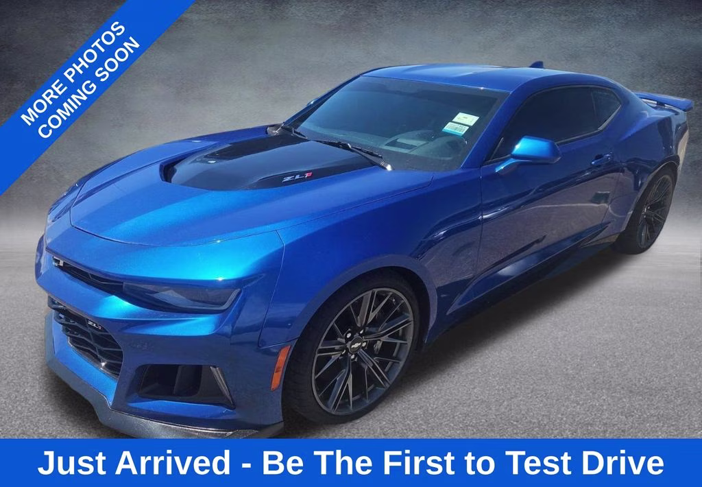 2018 Hyper Blue Metallic Chevrolet Camaro ZL1 RWD Coupe