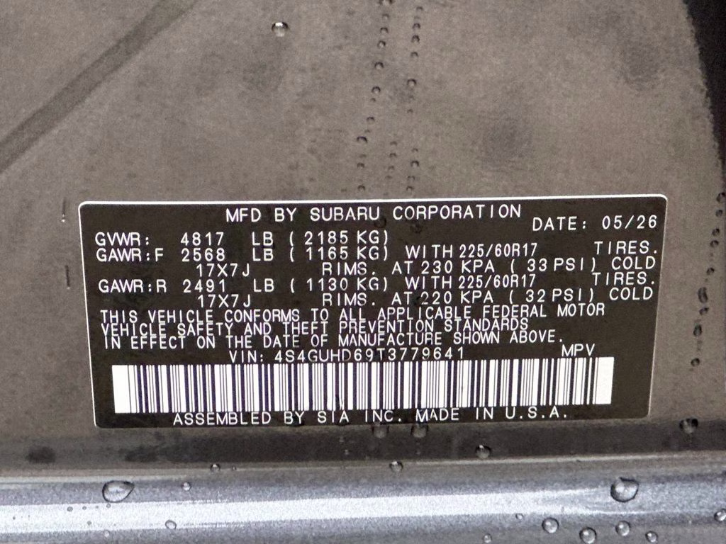 2026 Magnetite Gray Metallic Subaru Crosstrek Premium AWD SUV