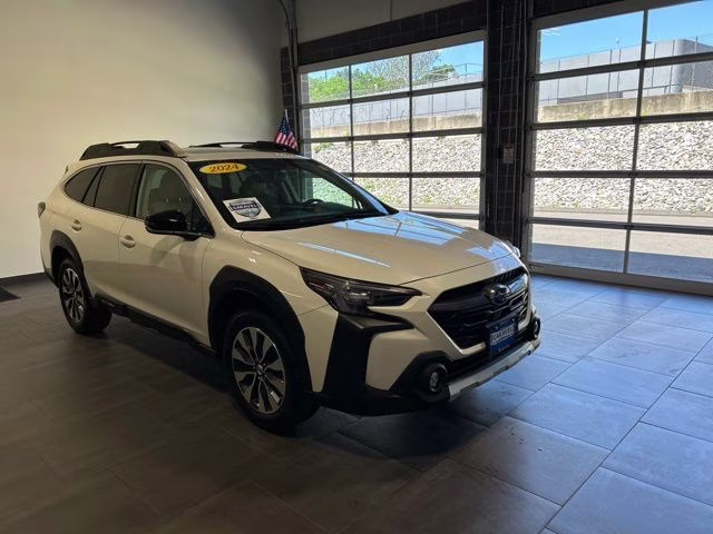 2024 Crystal White Pearl Subaru Outback Limited AWD SUV