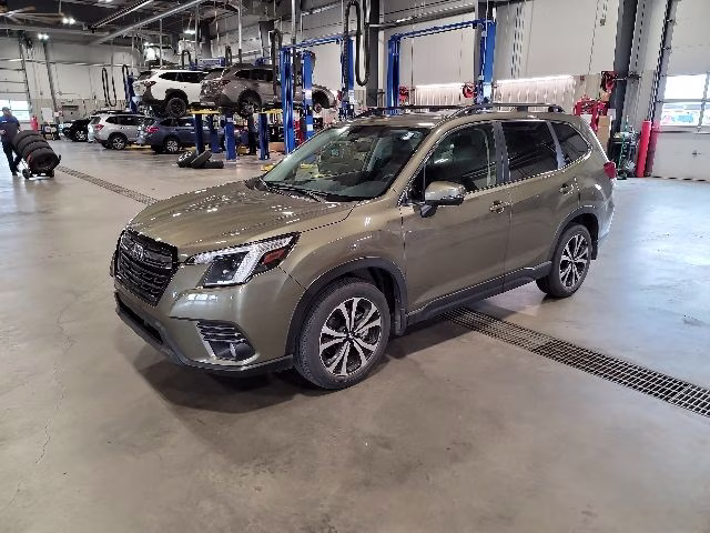 2023 Autumn Green Metallic Subaru Forester Limited AWD SUV
