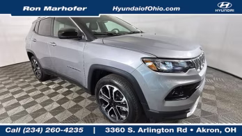2024 Black Clearcoat Jeep Compass Limited 4X4 SUV
