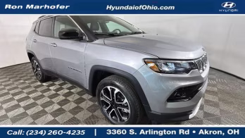 2024 Black Clearcoat Jeep Compass Limited 4X4 SUV