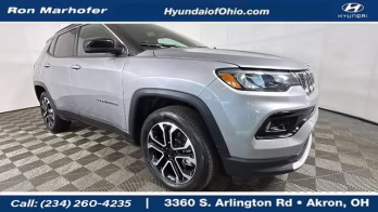2024 Black Clearcoat Jeep Compass Limited 4X4 SUV