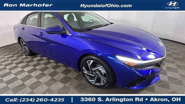 2024 Intense Blue Hyundai Elantra SEL FWD Sedan