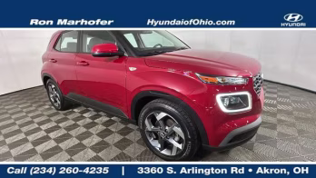 2022 Scarlet Red Pearl Hyundai Venue Limited FWD SUV