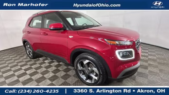 2022 Scarlet Red Pearl Hyundai Venue Limited FWD SUV