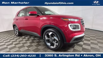 2022 Scarlet Red Pearl Hyundai Venue Limited FWD SUV