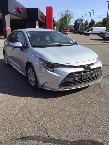 2024 Classic Silver Metallic Toyota Corolla LE FWD Sedan